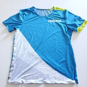 Hoka One One x Rabbit Mens Small T Shirt Blue Short Sleeve Running